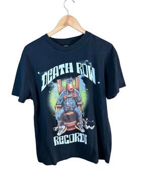 Death Row Records Large T-shirt Black
